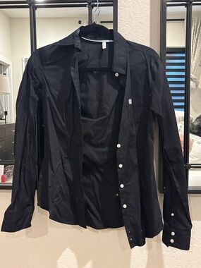 Cinch Black Button-Down Shirt